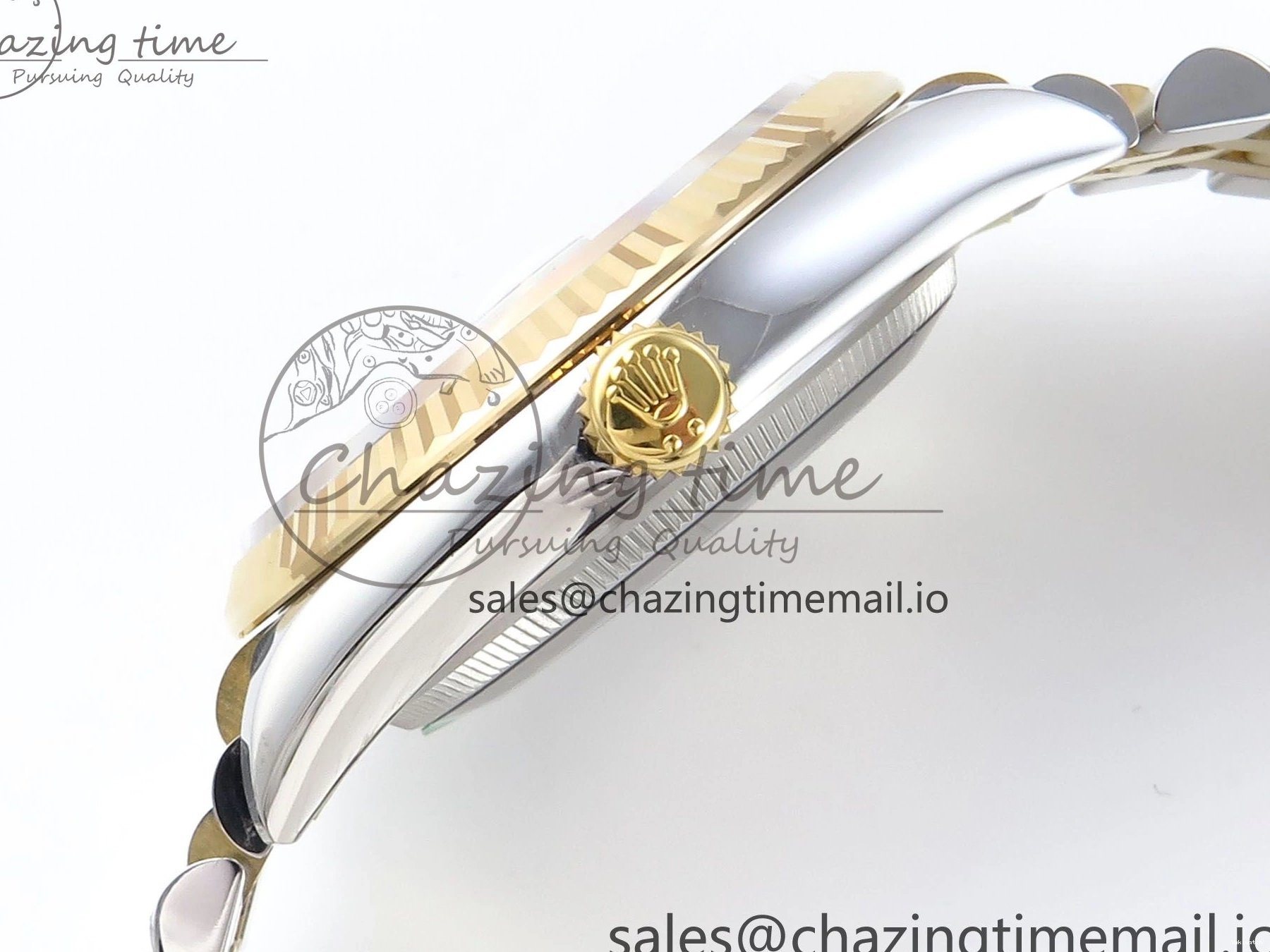 SS Dial YG EWEF Leaf Edition A3235 on Jubilee 126233 36 DateJust Best YG Bracelet 0501